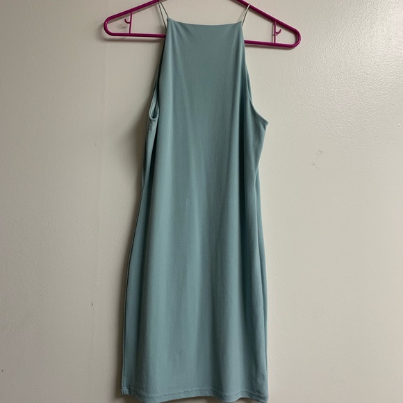 Forever 21 pale blue bodycon dress - Picture 8 of 9